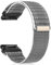 ZoRoll 20 mm QuickFit Armband für Garmin Fenix 8 43 mm/Fenix 7S Pro Solar/7S/6S/6S Pro/5S/5S Plus, Wellenmuster Nylon Sport Loop Ersatzarmband für Garmin Descent Mk3S/Mk3Si/Mk2S - Grau