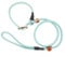 Retrieverleine 8 mm | Seegras | Moxon-Leine mit hochwertigem Horn-Zugstopp | robuste, wetterfeste Hundeleine aus Tau mit integrierter Halsung - 180 cm