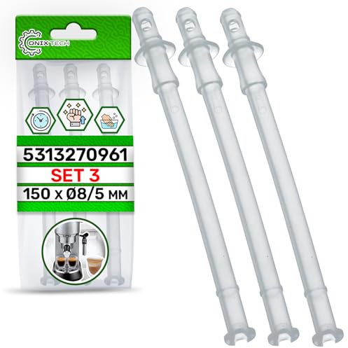 ONIX TECH 3 Piezas Tubo de Leche para Cafetera con Código Original 5313270961 para DeLonghi - Garantía de5 Años