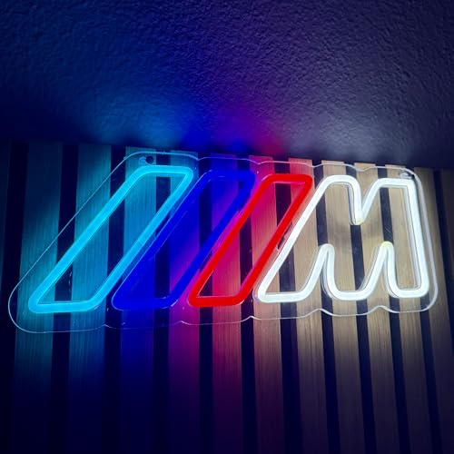 M LED Schild, Wanddeko Garage Zimmer Werkstatt Zimmer Geschenk