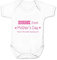 Reality Glitch Happy First Mothers Day Babygrow (6-12 Months, White/Pink)