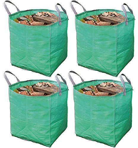 SPARES2GO Builders Lot de 4 sacs poubelle résistants 120 l