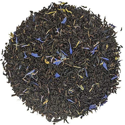 Earl Grey Decaffeinated Black Loose Leaf Tea by Simpli-Special for Hot or Iced Tea (100g in Resealable Pouch)