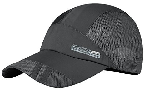 YSXY Mesh Baseball Cap Golf Tennis Kappe Sonnenhut Freizeit UV-Schutz-Kappe Einstellbare Atmungsaktives Sommerhut Sonnencap Schnell Trocknende Wandermütze fur Herren Damen