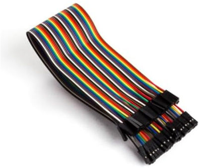 Whadda JUMPER-KABEL (40 x DRAHTBRÜCKEN-BUCHSE, 40 x DRAHTBRÜCKEN-BUCHSE) 30 cm