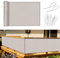 Sunnylaxx Pantalla para Balcón Protección de Privacidad HDPE,90×400cm Gris Pardo,con Ataduras de Cables Protección UV,Resistente al Viento y Transpirable,para balcón Exterior de jardín