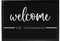 Personalisierte Fußmatte für Familie und Paare | Heimathafen | Herzdesign (Welcome 31)