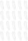 sourcing map 20Pcs Blade Knife Tip Protector Cover Plastic Knife Guard Sleeves Blade Tip Sleeves Cover for Kitchen, Clear