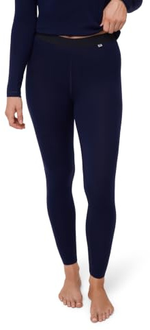 DANISH ENDURANCE Merinoull Varma Leggings för Damer, 180 GSM | Dam Underställsleggings, Luftiga och Luktresistenta, Mulesing-Fria, för Aktiva Vinterdagar och Skidåkning