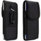 Handy Gürteltasche für Panasonic KX-TU155 TU60 TF200 TU250 TU446 TU456 TU550 400 Hülle,Tasche mit Gürtelclip Ledertasche für SPC Jasper Harmony Fortune Stella 2 Talk Titan View Magnus Opal Prince 4G