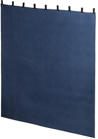 MABOZOO Large Acoustic Blanket for Studio Soundproofing with Grommets 90 x 84 Large Acoustic Blanket for Workshop, Basement, Laundry Room (Blue)