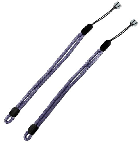 Annrybor Improved Replacement Wrist Wraps for Quest 3 Gen Controller, Reflective Hand Straps with Resin Black Stopper, Replacement Adjustable Wrist Lanyards For Quest 3 Controller