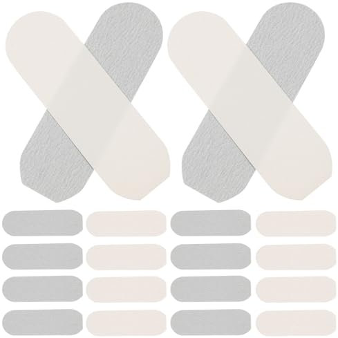 Baluue 20stücke Fußfeilen Nachfüllpads Für Pediküre Sandpapier-ersatz Zur Entfernung Von Hornhaut Und Toter Haut