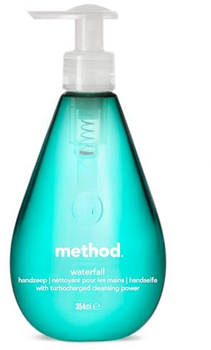 Method Flüssigseife für die Hände, sanfte Formel und Inhaltsstoffe natürlichen Ursprungs, recycelbare Flasche, Wasserfallduft, 354 ml