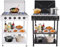 Cocina independiente de gas natural, cocina de gas natural con 5 quemadores, estufa de gas natural portátil con cinco botones giratorios para actividades al aire libre como camping, pesca (blanco)