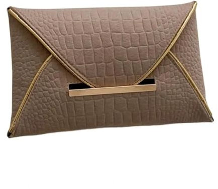 YUEZHAN Abendtasche Damen Clutch Abendessen Clutch Umschlag Tasche Dekoration Multifunktion Ale Damen Freizeit Abend Party Abendessen Tasche Khaki