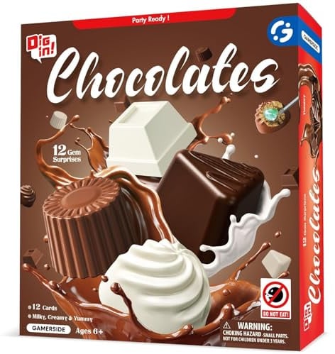 Gamerside Ausgrabungsset für Kinder, 12 Einzigartige Edelsteine, Kristalle und Mineralien Steine für Kinder, Mineralogie Spielzeug Geologie Archäologie Geschenke für Jungen und Mädchen