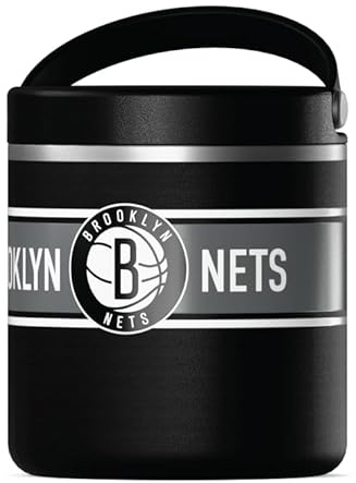 Hydrapeak Brooklyn Nets Vakuumisolierte Thermosdose mit Griff, breite Öffnung, auslaufsicher, für Erwachsene, 10 Stunden heiß und 16 Stunden kalt