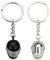 2-Stück Motorrad Schlüsselanhänger,3D-Mini Helm Schlüsselanhänger,Schlüsselanhänger Motorrad Helm,Motorad Deko für Männer,Keychain Motorcycle Gadget,Motorrad Helm keychain für Motorcycle Geschenk