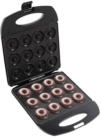 Donut Maker Donutbackform Donuts Ausstecher Form Maschine 3 in 1 für kleine Party Gebäckmaschine für Familienfeste und Freizeit Spaß 200W