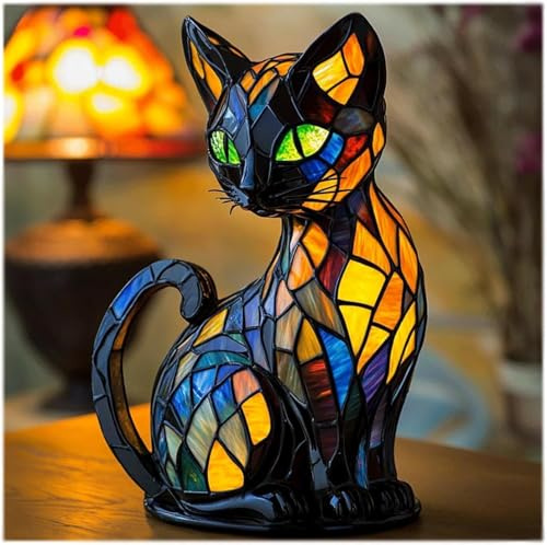 BomKra Corgi und Mops Lampe, Hund Nachtlicht Lampe aus Harz, Haustier-Dekolampe, LED-Tischlampe mit 3D Hundemotiv, Geschenk für Hundeliebhaber (B)