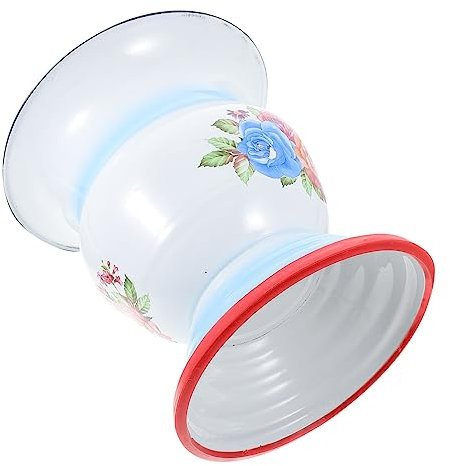 DEARMAMY Nachttopf Mit Hohem Fuß Fürs Bett Dekorativer Urineimer Platzsparend Robustes Material Langlebig Für Zuhause