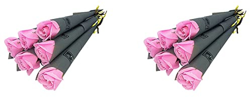 Tumintu 20 Stück Single Rose Simulation Korean Rose Seifen Seifen Einzelne Künstliche Seifen 2