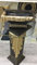 Set Säule+Schale Medusa Schale mit Goldschal Vasen Vase Griechische Art. Antik Style 1038 + 0843 k 110 Mäander Medusa Säulen Set Vasenschale Schirmlampe Barock Regal Tisch mit Styl Griechisch ART