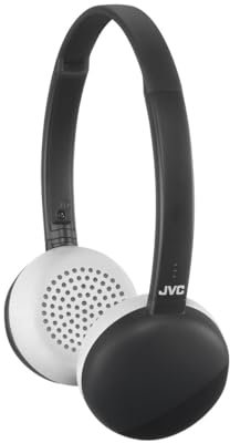 JVC HA-S20BT-B-E Casque Bluetooth avec Commande à 3 Boutons, Bleu