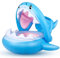Baby Float Swimming Pool Toddler Floaties with Inflatable Sunshade Shark Infant Pool Ring for Kids