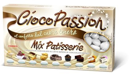 Crispo Confetti Cioco Passion Mix Patisserie - Colore Bianco - 1kg
