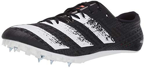 adidas Adizero Finesse Running Shoe, Black/White/Black, 6.5
