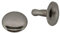 500 Stk Hohlnieten Einzelkappe Metall Rund-Nieten Ziernieten Größen- /Farbwahl, Farbe:silber, Größe:6x3x7mm