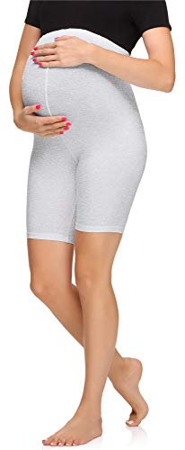 Merry Style Legging Court Grossesse Maternité Tenue Sport Femme MS10-299 (Mélange, L)