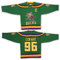 Yajun Charlie Conway #96 Mighty Ducks Film Eishockey Trikots Jersey NHL Herren Sweatshirts Atmungsaktiv T-Shirt Bekleidung,XL