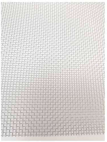 LTG PRO® 4 pcs Stainless Steel Woven Wire Mesh Rodent Proof Metal Mesh Sheet 1mm Hole Great For Airbricks - A4 (210 x 300mm) (21x30cm (A4))