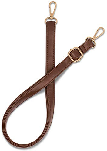 ONEFLOW Schulterriemen für Taschen Braun Gurt aus Kunst-Leder Verstellbar | Taschenriemen Stylischer Schultergurt Handtaschen Trageriemen Taschengurt Schultertasche Tragegurt DIY Riemen