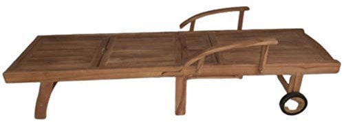 Sonnenliege Java klappbar Braun Holz Garten Liege Relaxliege Holzliege Outdoor