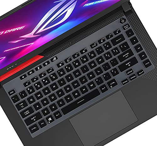 Tastaturabdeckung für ASUS ROG Strix G15 Gaming Laptop G513QR G513QR-ES96, 15,6 Zoll ASUS ROG Strix G15 G513 Tastaturschutz [nicht für 2020 ASUS ROG Strix G15] - Schwarz