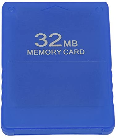 VBESTLIFE 32MB Memory Card for Playstation 2, Game Console Memory Card High Speed FMCB1.966 Gaming External Data Card for PS2(blue)