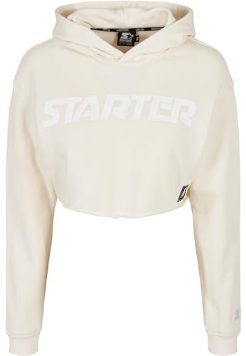 STARTER BLACK LABEL Damen Ladies Starter Cropped Hoody palewhite, M