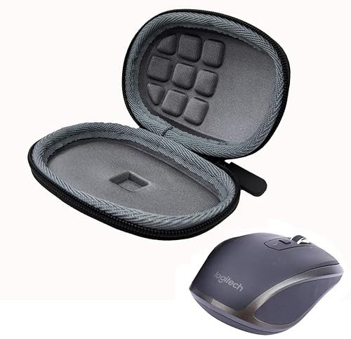 MotuTech - Custodia portatile per Logitech MX Anywhere 3/2S/2/1 mouse senza fili, custodia rigida con cinghia di protezione anti-graffio anti-collisione
