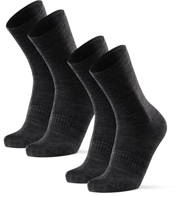 DANISH ENDURANCE Merino Liner Wandersocken, Anti-Blasen, 2 & 4 Paar | Merino Liner Unterziehsocken, Anti-Blasen-Socken, Dünn & Enganliegend, Geruchshemmend, für Wandern & Trekking, Unisex