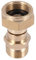 Puttussy Hochdruckreiniger-Drehgelenk, knickfrei zu Schlauchverschraubung, Anti-Twist-metrischer M22 14 mm Anschluss, 3000 psi