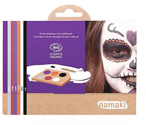 NAMAKI Schminkset, 6-Farben, Horrorshow, zertifizierte Naturkosmetik
