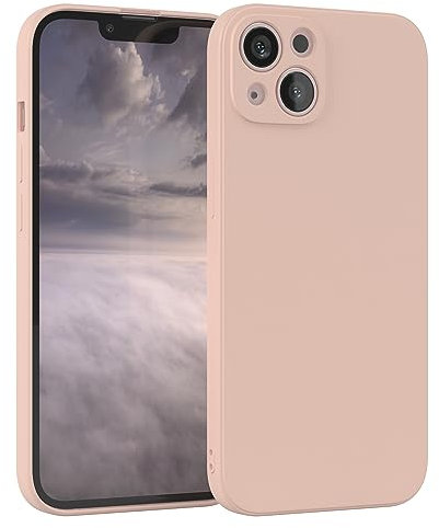 EAZY CASE - Silikonhülle für iPhone 13 Hülle Silikon Case Rosa weich stoßfeste Handyhülle iPhone 13 Schutzhülle mit Kameraschutz Dünn Premium Schutz Cover TPU Phone Bumper in Altrosa Pastell