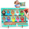 Aolso Magnetische Farbe Perlen Spielzeug, Magnetisches Farb und Zahlenlabyrinth Spielzeug, Lernspielzeug für Kinder, Montessori-Lernspielzeug, Motorikspielzeug Geschenk 2-5 Jahre (Grüne-Blume)