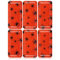 com-four® 6x Piatti di plastica di Halloween - Piatti decorativi riutilizzabili a forma di ragno - Piatti decorativi per uso alimentare - Piatti da portata (6 pezzi - ragno)