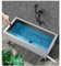 LXHELIVERY Moppbecken Aus Edelstahl Wischmop-Waschbecken Frei Beweglicher Schwerlast-Waschplatz Mit Wasserhahn, Freistehende Waschstation Slop Sinks (Farbe : Silver, Größe : 93x45x43cm)