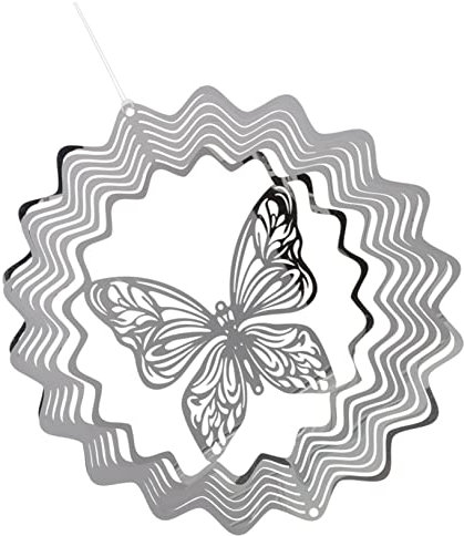 POPETPOP Metall Windspiel Dekofigur für Den Garten Zum Aufhängen